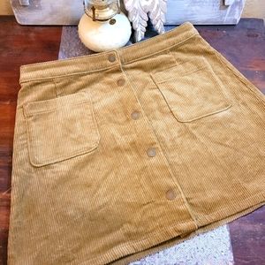 Arizona corduroy mini skirt